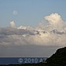 moonset in the morning