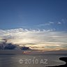 fascinating shadow of cloud above sea